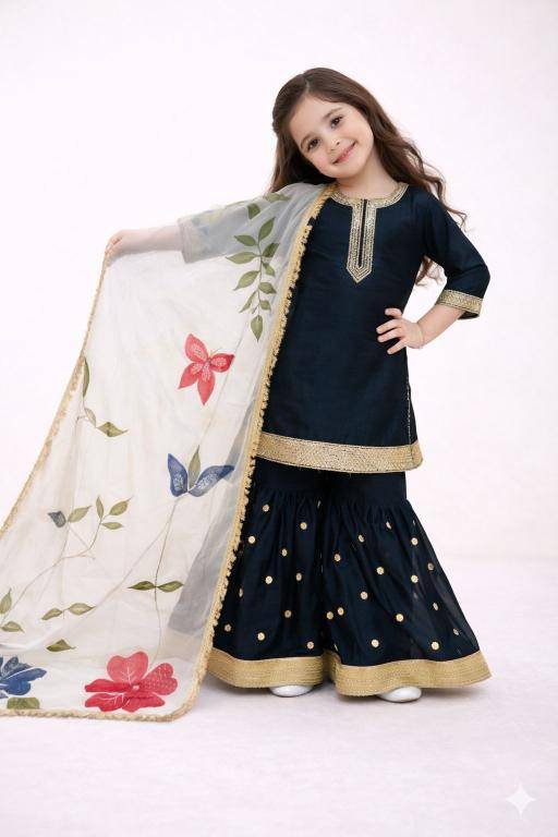 Premium Quality Ready To Wear OC 243 SILK Kids clothing wholesale market in Kolkata